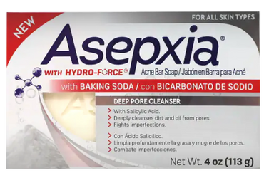 Asepxia bicarbonato de sodio Jabon